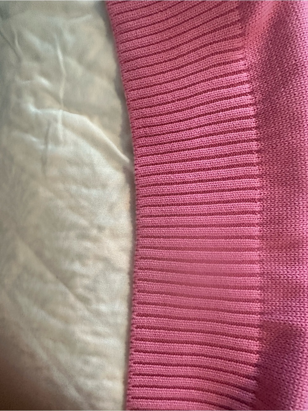 Simply Southern Hot Pink Crewneck Sweater with American Flag Knit - Picture 8 of 8